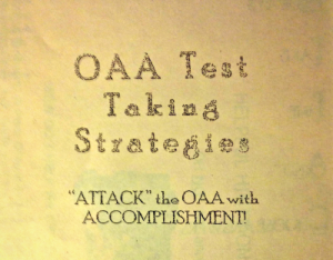 OAA Test Strategies